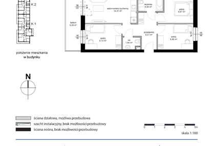 Mieszkanie w inwestycji: Kwarcowe Wzgórze - bud. 2