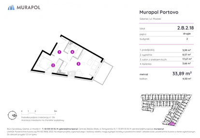 Mieszkanie w inwestycji: Murapol Portovo