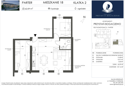 Mieszkanie w inwestycji: Przystań Bogaczewo