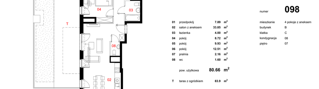 Mieszkanie w inwestycji: Osiedle Mocha Tower