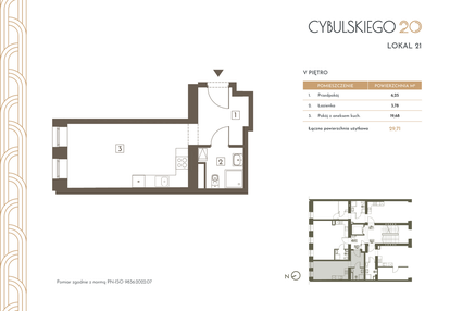 Mieszkanie w inwestycji: Cybulskiego 20