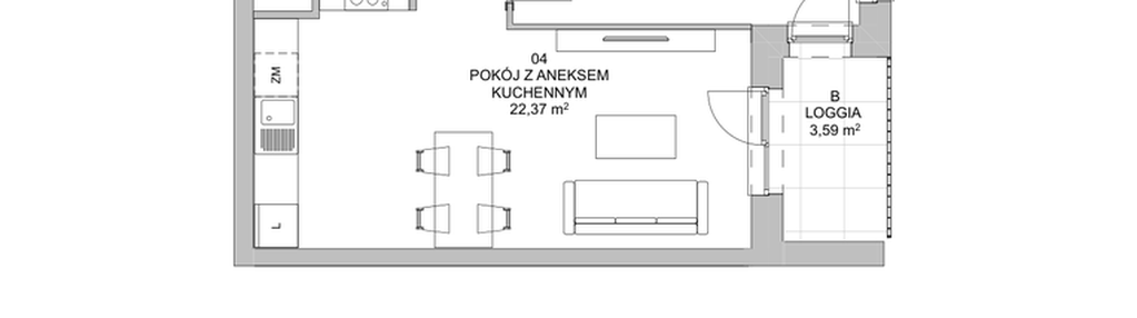 Mieszkanie w inwestycji: Francuska Park VIIIA