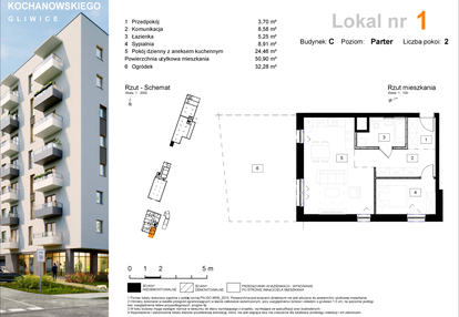 Mieszkanie w inwestycji: Osiedle Kochanowskiego - Gliwice