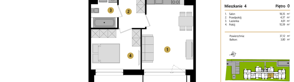 Mieszkanie w inwestycji: Apartamenty Opolczyka