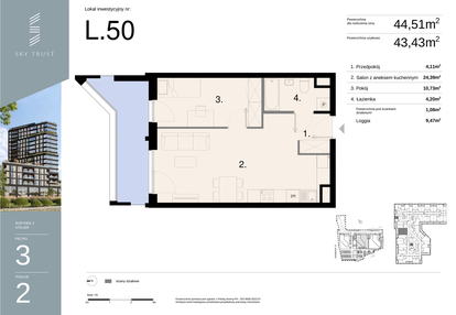 Mieszkanie w inwestycji: Sky Trust etap II - Apartamenty inwestycyjne