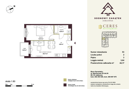 Mieszkanie w inwestycji: Sosnowy Zakątek II - budynek M