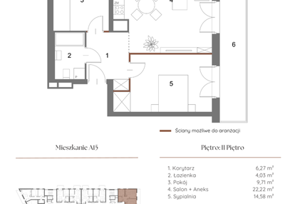 Mieszkanie w inwestycji: Dąbrowskiego 9
