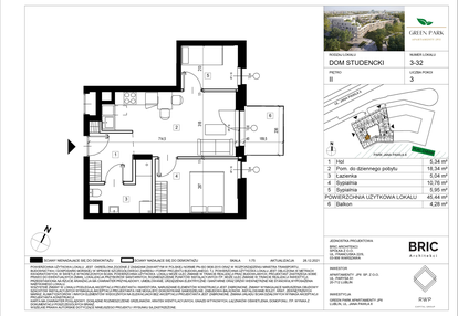 Mieszkanie w inwestycji: Green Park Apartamenty JPII