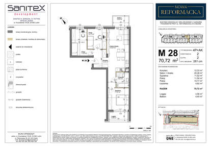 Mieszkanie w inwestycji: Nowa Reformacka