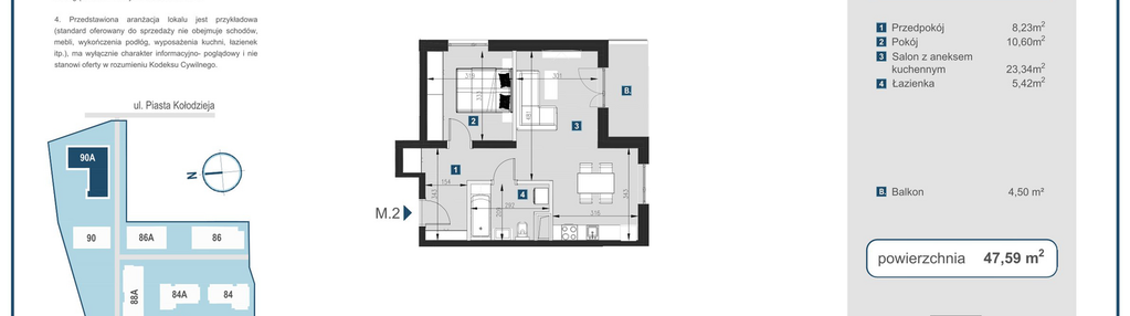 Mieszkanie w inwestycji: Piasta Towers bud. 90A