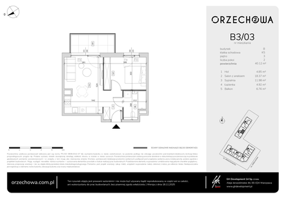 Mieszkanie w inwestycji: Orzechowa 2