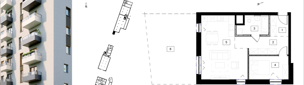 Mieszkanie w inwestycji: Osiedle Kochanowskiego - Gliwice