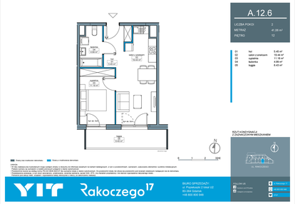Mieszkanie w inwestycji: Rakoczego 17