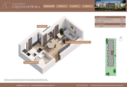 Mieszkanie w inwestycji: Apartamenty Częstochowska
