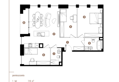Mieszkanie w inwestycji: Apartamenty Reytana bud. E