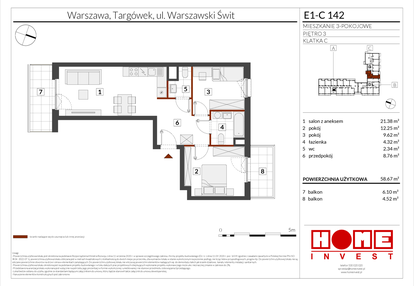 Mieszkanie w inwestycji: Warszawski Świt etap X