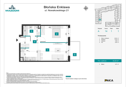 Mieszkanie w inwestycji: Błońska Enklawa