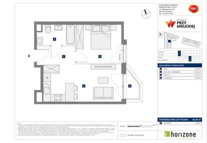 Mieszkanie w inwestycji: Osiedle przy Wielickiej