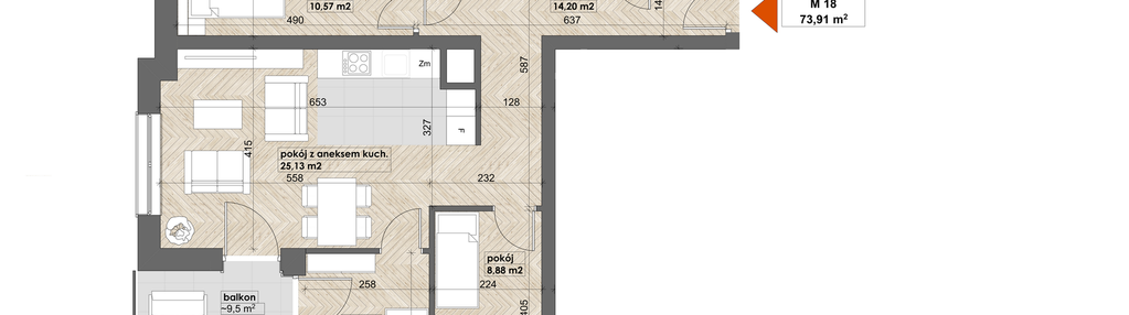 Mieszkanie w inwestycji: Apartamenty Śródmieście