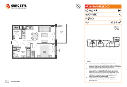 Mieszkanie w inwestycji: Przystań Brzeźno