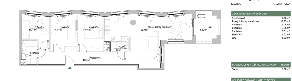 Mieszkanie w inwestycji: IKONA Światowida 5