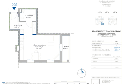 Mieszkanie w inwestycji: Kompleks mieszkalno-usługowy Ostoja Seniora