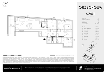 Mieszkanie w inwestycji: Orzechowa 2