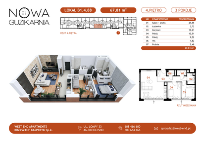 Mieszkanie w inwestycji: Nowa Guzikarnia