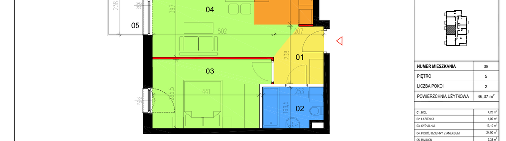 Mieszkanie w inwestycji: Apartamenty Nowy Marysin VII