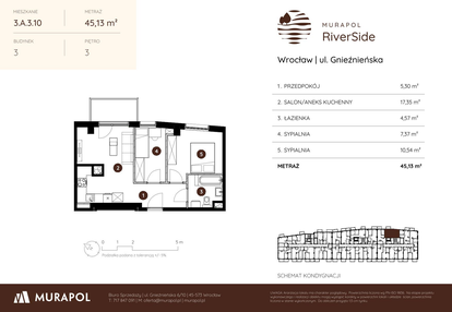 Mieszkanie w inwestycji: Murapol RiverSide