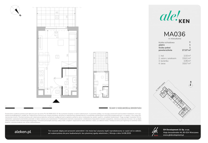 Mieszkanie w inwestycji: Ale!Ken
