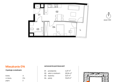 Mieszkanie w inwestycji: Miasto Polskich Mistrzów Olimpijskich II