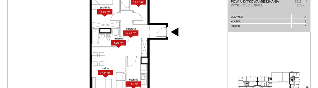 Mieszkanie w inwestycji: Atrium - Nowy Szczepin