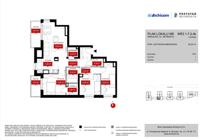 Mieszkanie w inwestycji: Przystań Reymonta etap II