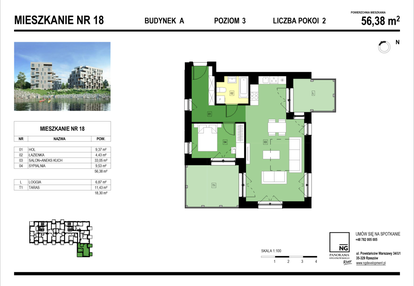 Mieszkanie w inwestycji: Panorama Kwiatkowskiego River
