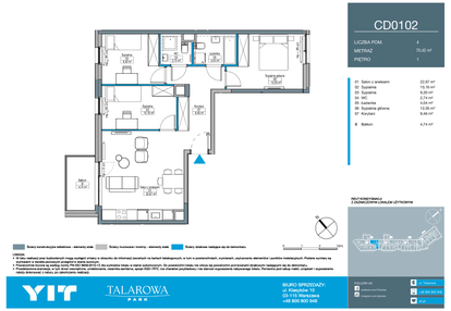 Mieszkanie w inwestycji: Talarowa Park