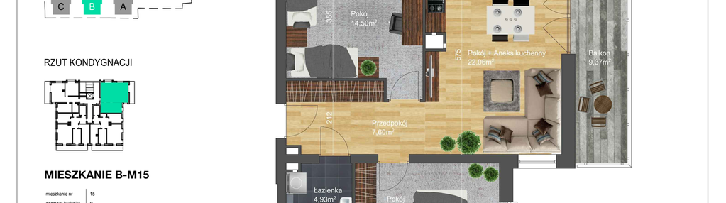 Mieszkanie w inwestycji: Bunscha Park 4.0
