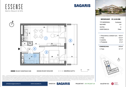 Mieszkanie w inwestycji: ESSENSE Baltic Resort&SPA 2