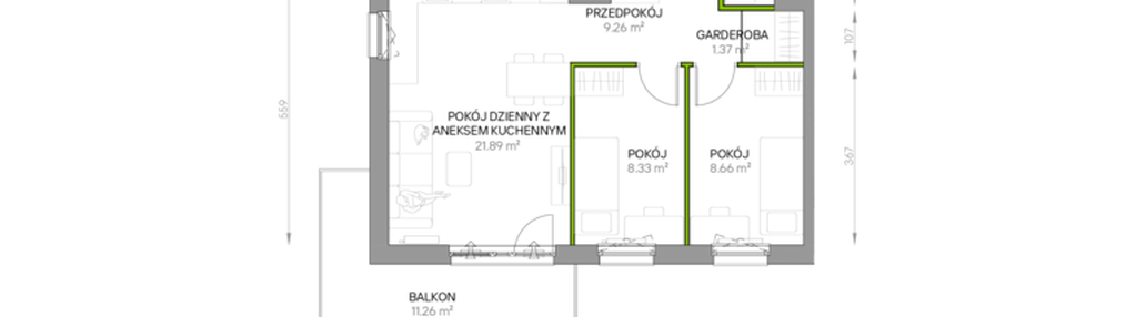 Mieszkanie w inwestycji: Południe Vita