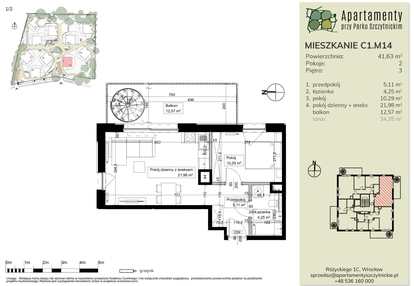 Mieszkanie w inwestycji: Apartamenty przy Parku Szczytnickim