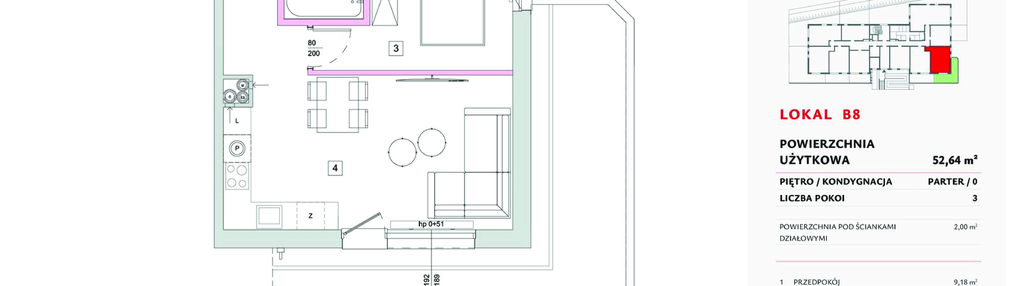 Mieszkanie w inwestycji: Dobka