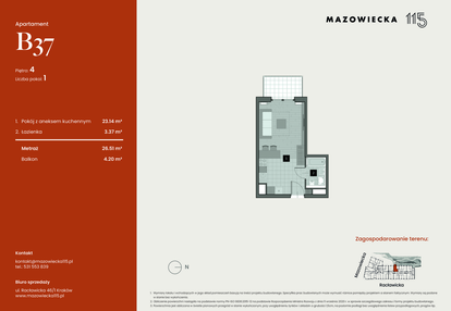 Mieszkanie w inwestycji: Mazowiecka 115