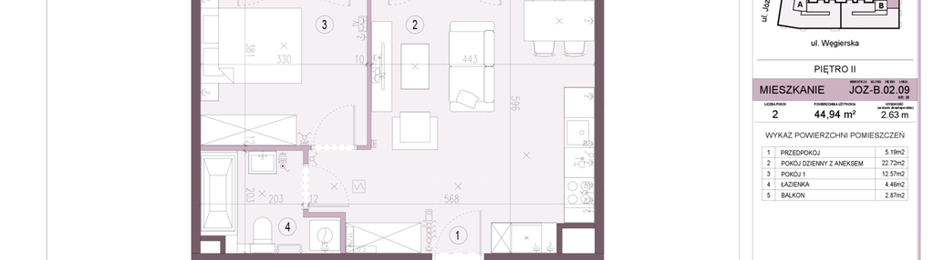 Mieszkanie w inwestycji: Apartamenty Józefińska