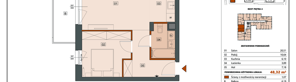 Mieszkanie w inwestycji: Ogrody Andersena