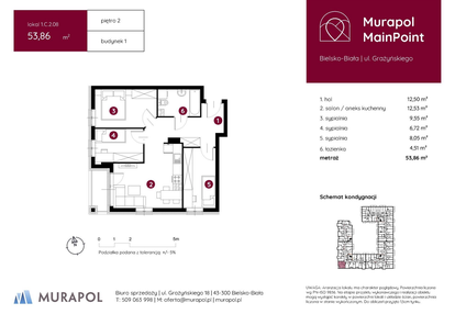 Mieszkanie w inwestycji: Murapol MainPoint