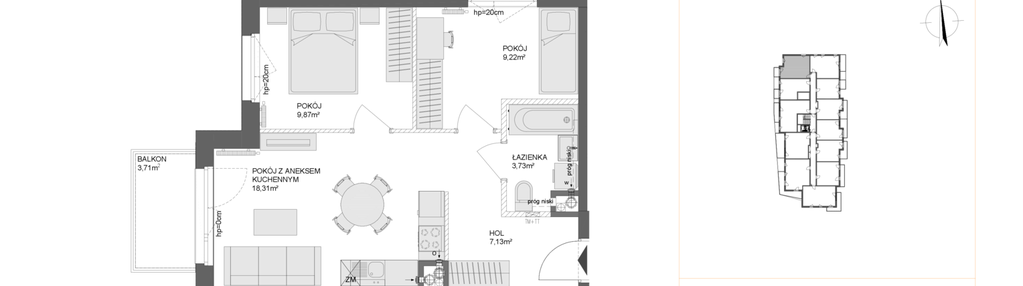 Mieszkanie w inwestycji: Osiedle Synteza etap IV