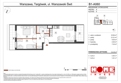 Mieszkanie w inwestycji: Warszawski Świt etap VIII