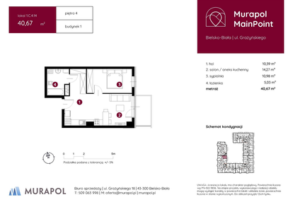 Mieszkanie w inwestycji: Murapol MainPoint