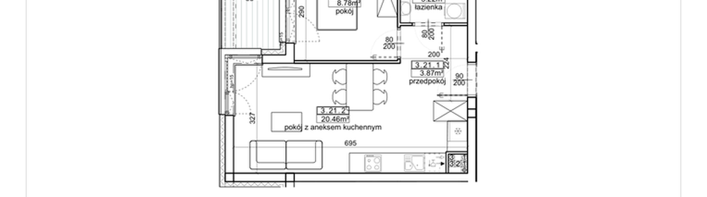 Mieszkanie w inwestycji: Wave etap II