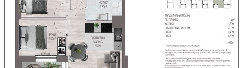 Mieszkanie w inwestycji: Cichy Zakątek